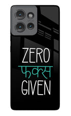 Zero Fucks Given Moto Edge 50 Glass Case