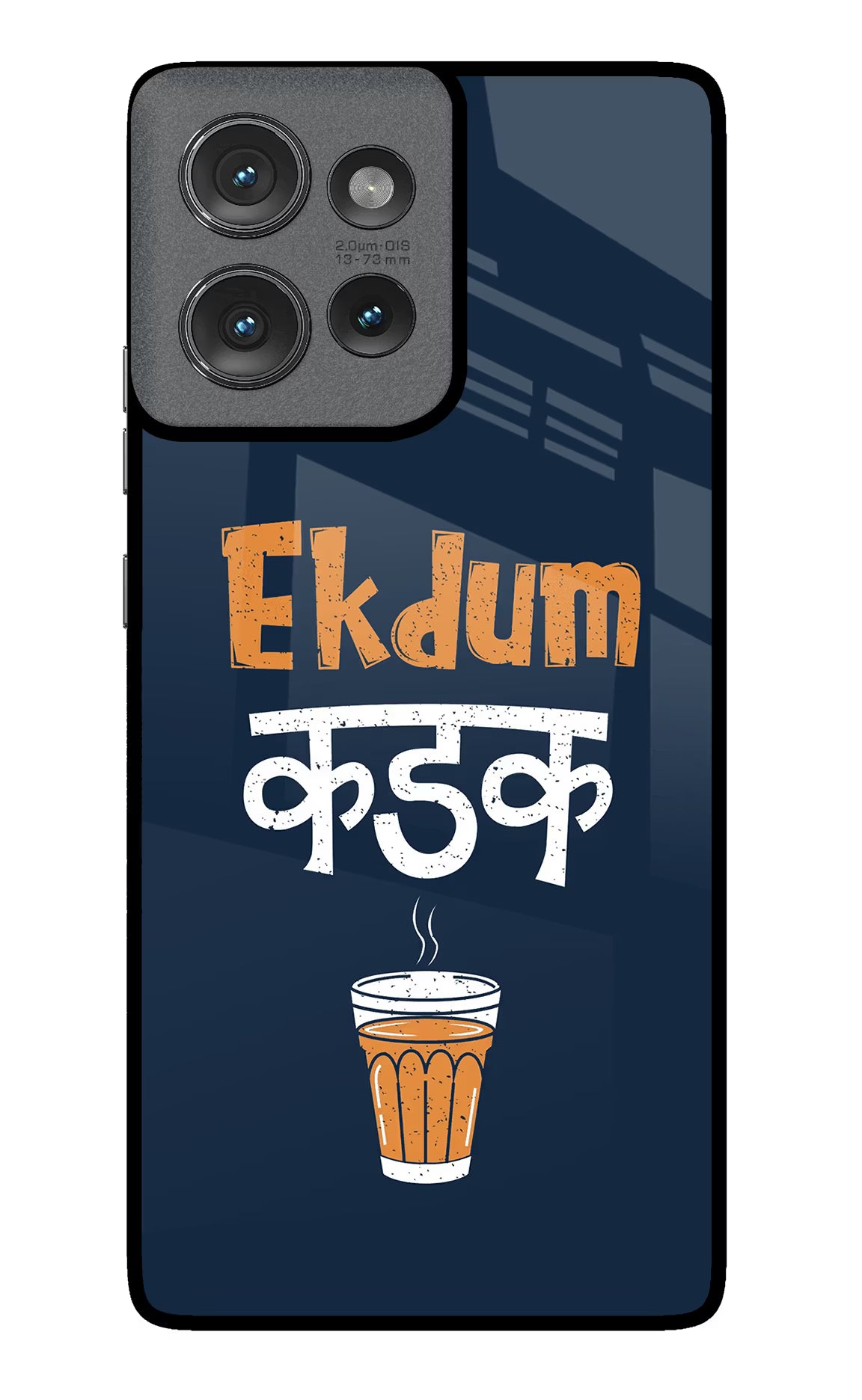 Ekdum Kadak Chai Moto Edge 50 Glass Case