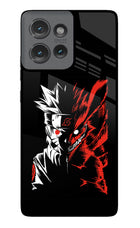 Naruto Two Face Moto Edge 50 Glass Case