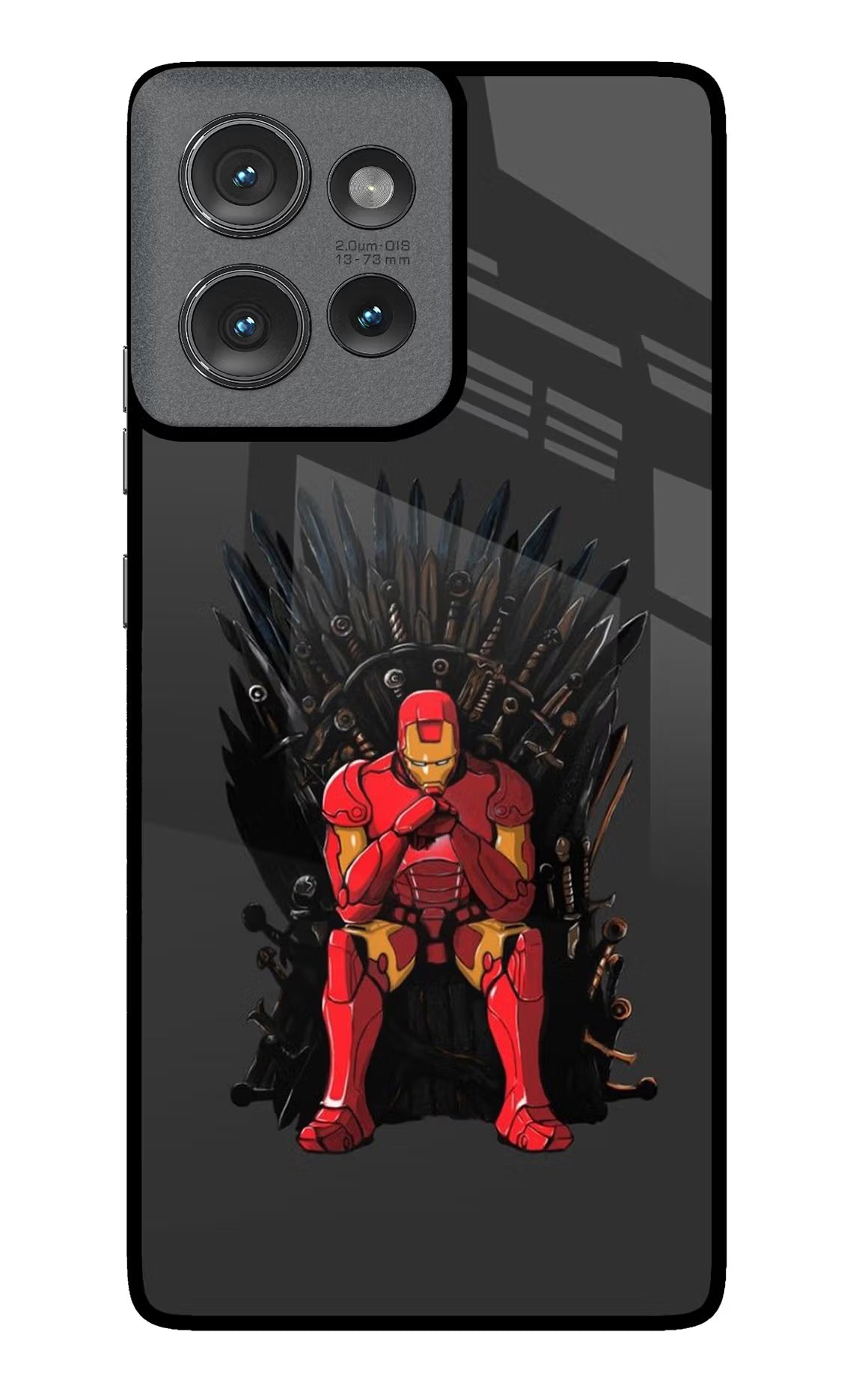 Ironman Throne Moto Edge 50 Glass Case