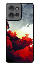Fire Cloud Moto Edge 50 Glass Case