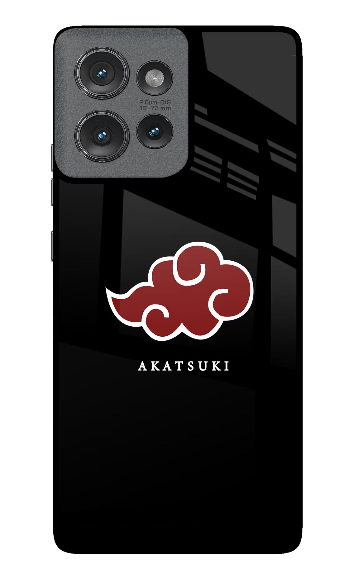 Akatsuki Moto Edge 50 Glass Case Back Cover by Casekaro
