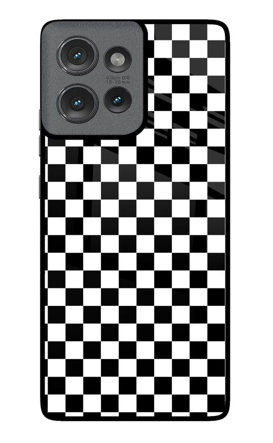 Chess Board Moto Edge 50 Glass Case