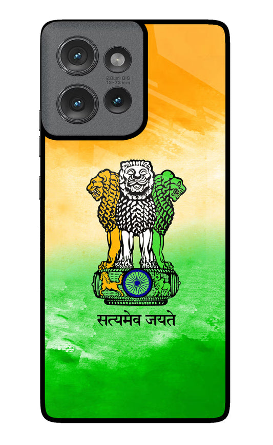 Satyamev Jayate Flag Moto Edge 50 Glass Case