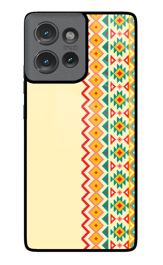Ethnic Seamless Moto Edge 50 Glass Case