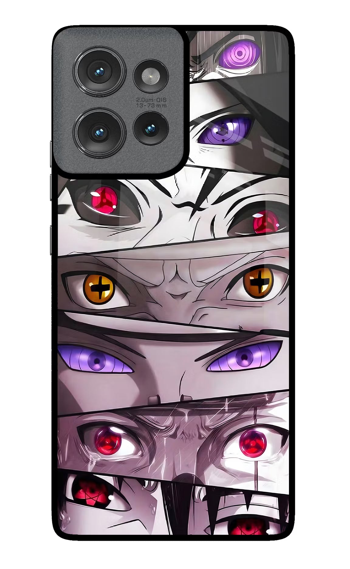 Naruto Anime Moto Edge 50 Glass Case