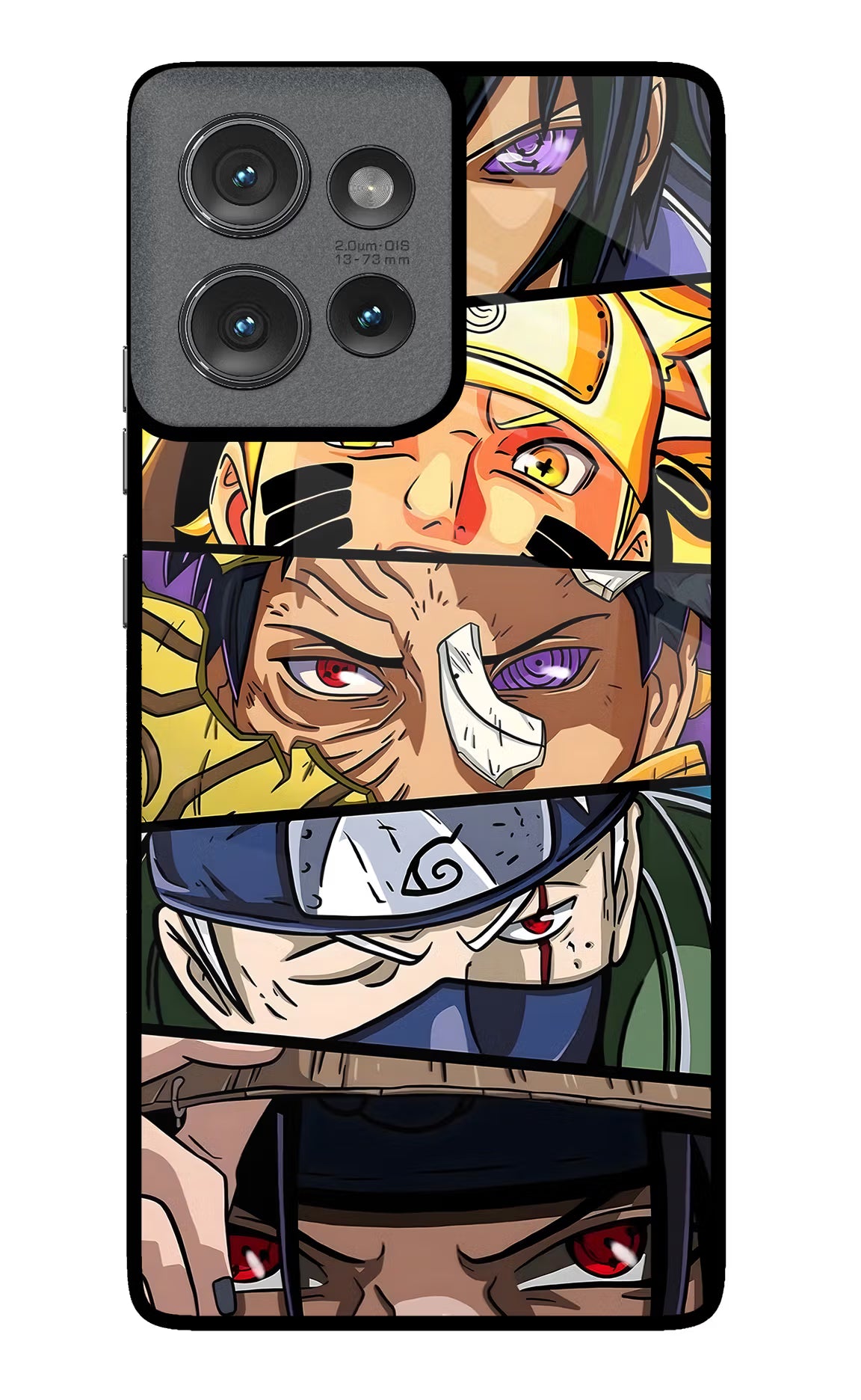Naruto Character Moto Edge 50 Glass Case