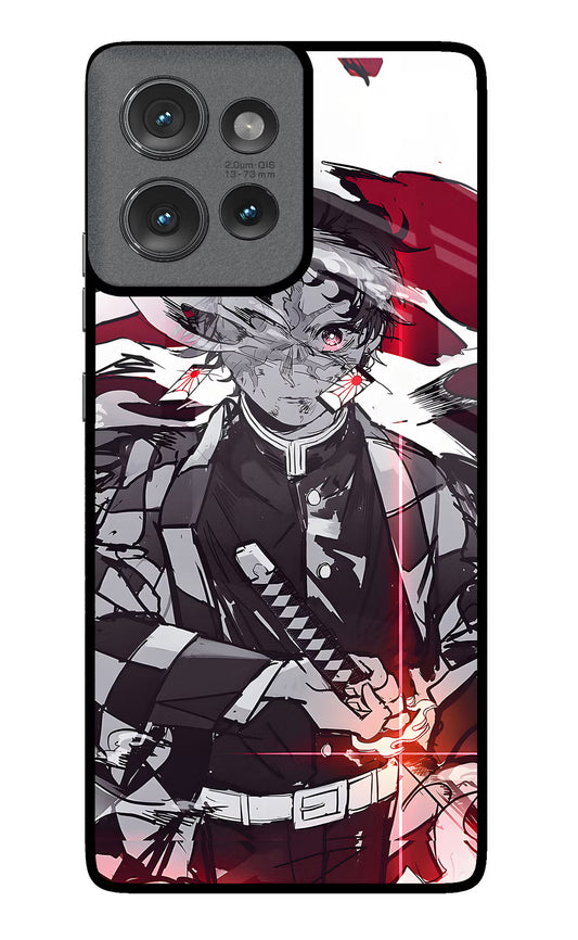 Demon Slayer Moto Edge 50 Glass Case