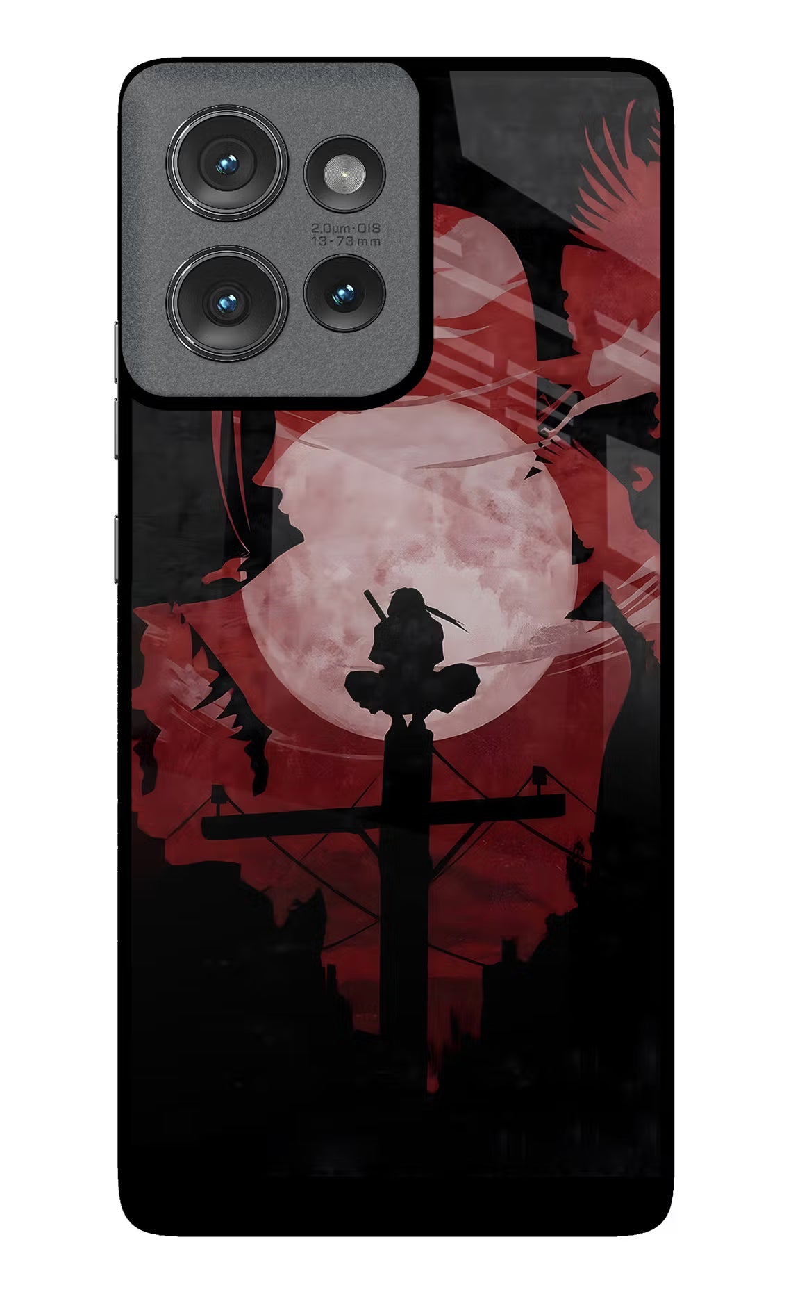 Naruto Anime Moto Edge 50 Glass Case Back Cover by Casekaro