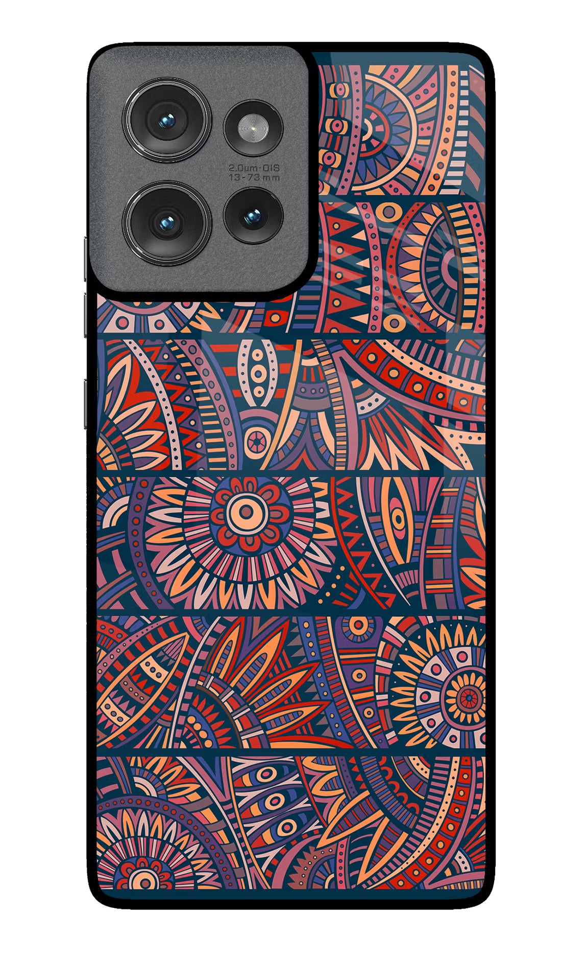 African Culture Design Moto Edge 50 Glass Case