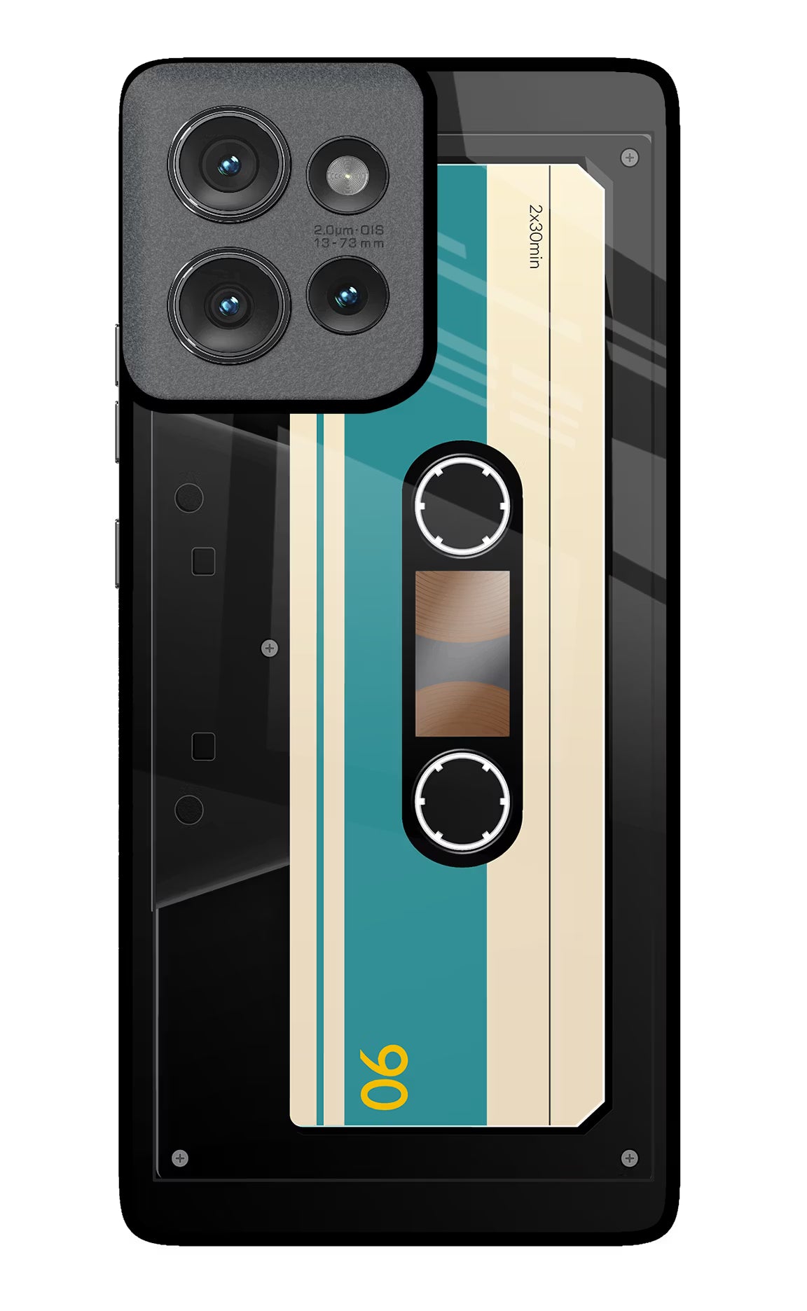 Cassette Moto Edge 50 Glass Case