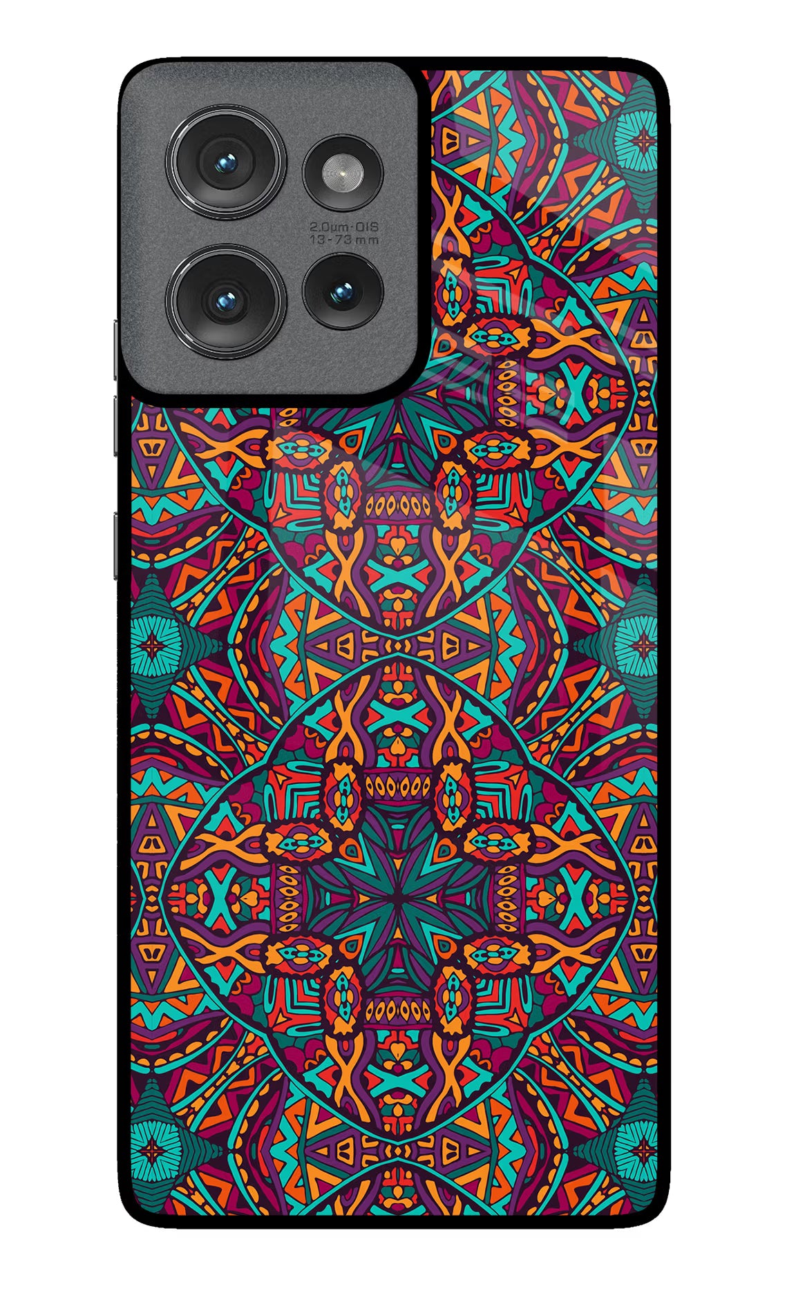 Colour Mandala Moto Edge 50 Glass Case