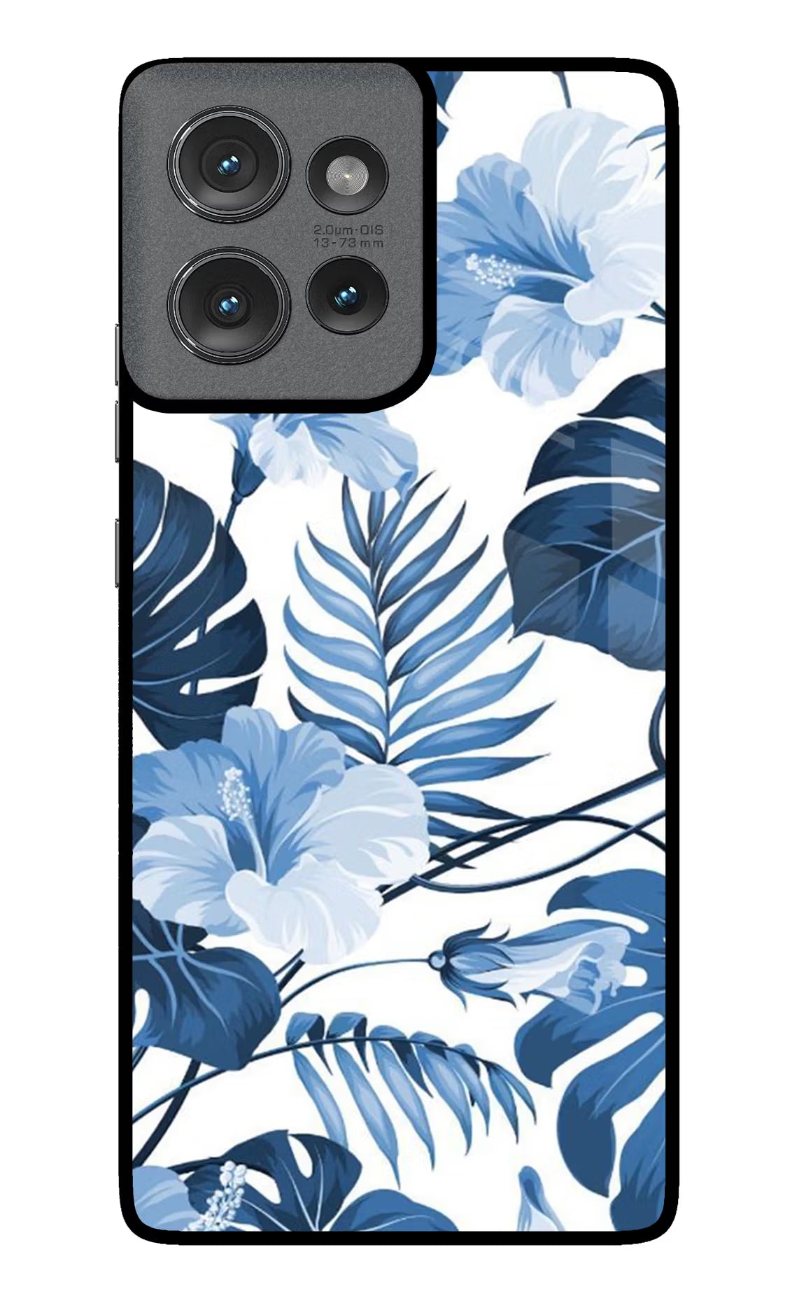 Fabric Art Moto Edge 50 Glass Case