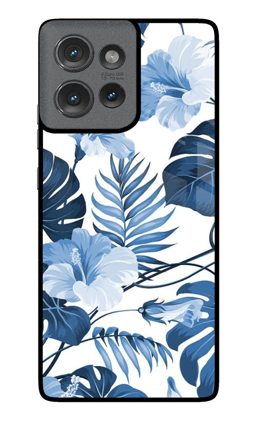 Fabric Art Moto Edge 50 Glass Case