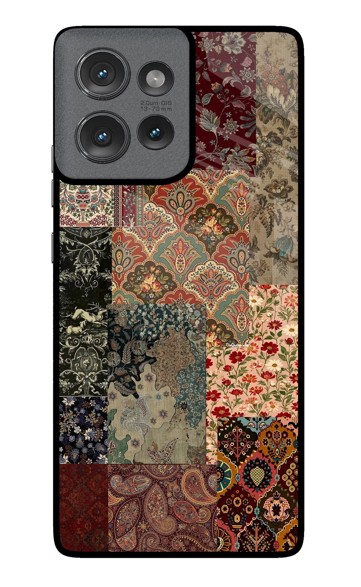 Desi Print Moto Edge 50 Glass Case
