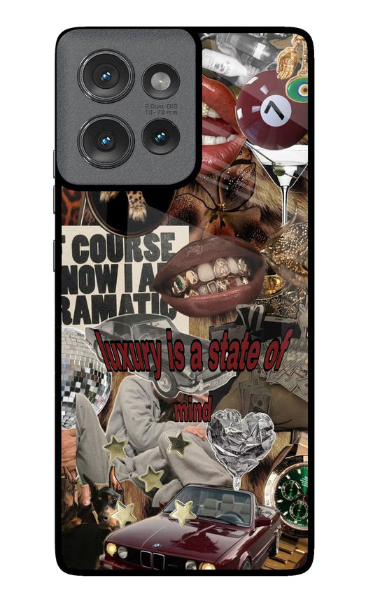 Luxury Moto Edge 50 Glass Case