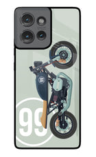 Classic Cafe Racer 99 Moto Edge 50 Glass Case