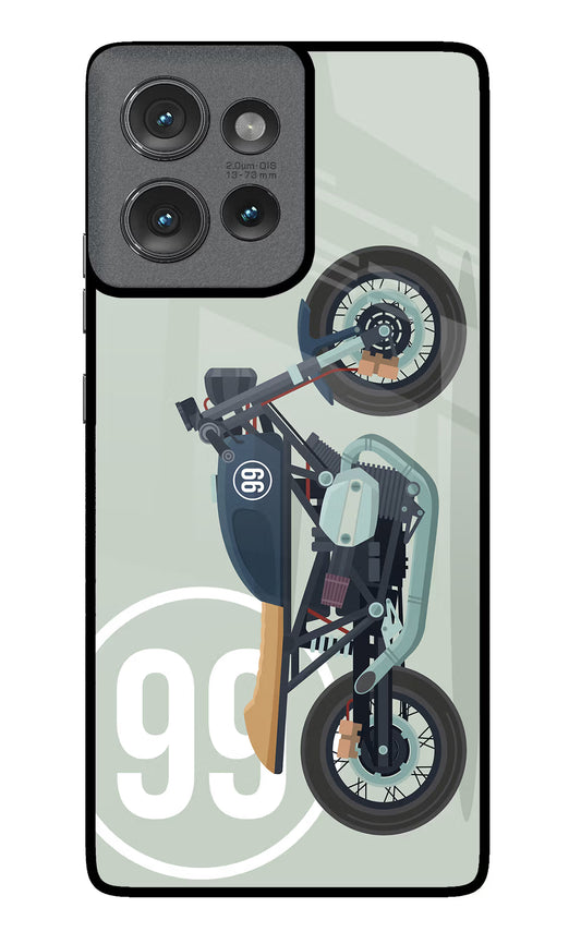 Classic Cafe Racer 99 Moto Edge 50 Glass Case