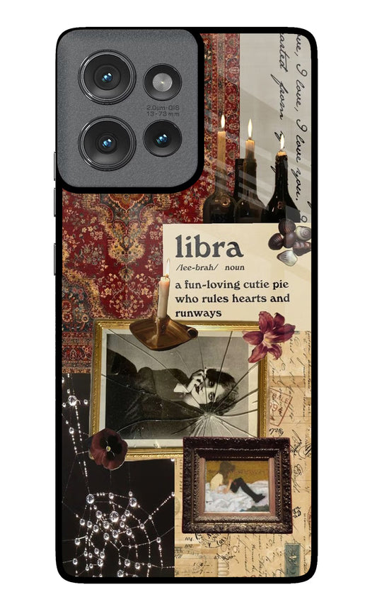 Libra Zodiac Moto Edge 50 Glass Case