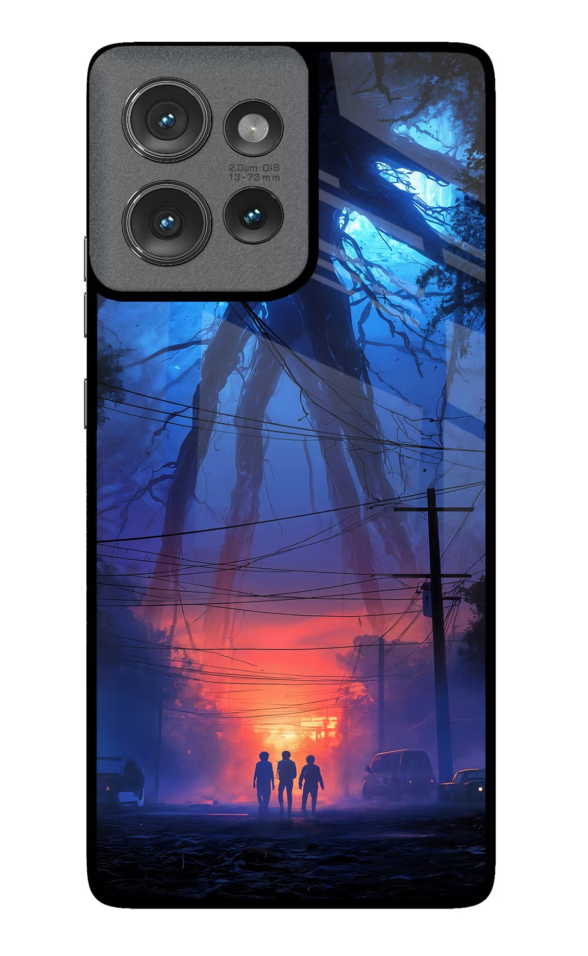 Ordinary Things Shadow Moto Edge 50 Glass Case Back Cover by Casekaro