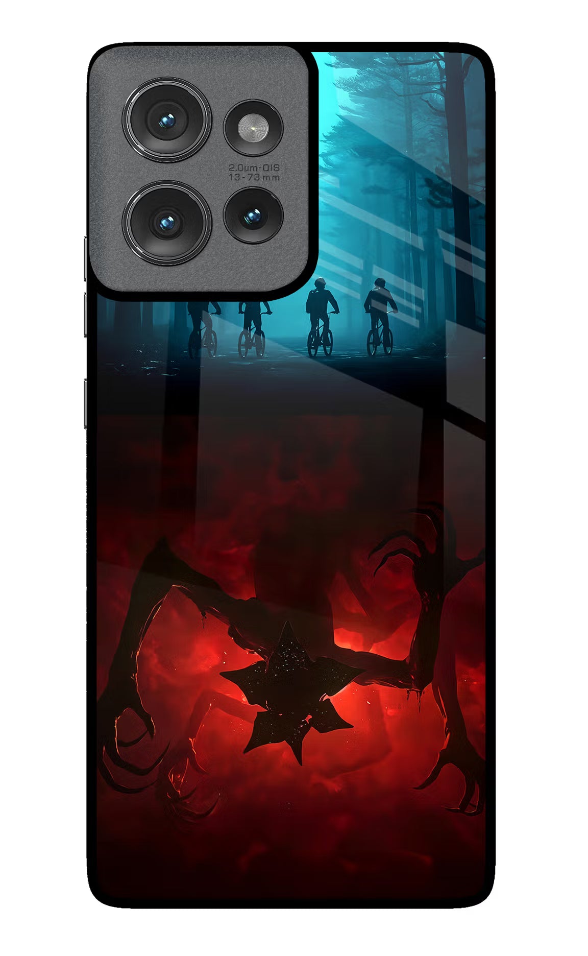 Ordinary Things Downside Up Moto Edge 50 Glass Case Back Cover by Casekaro