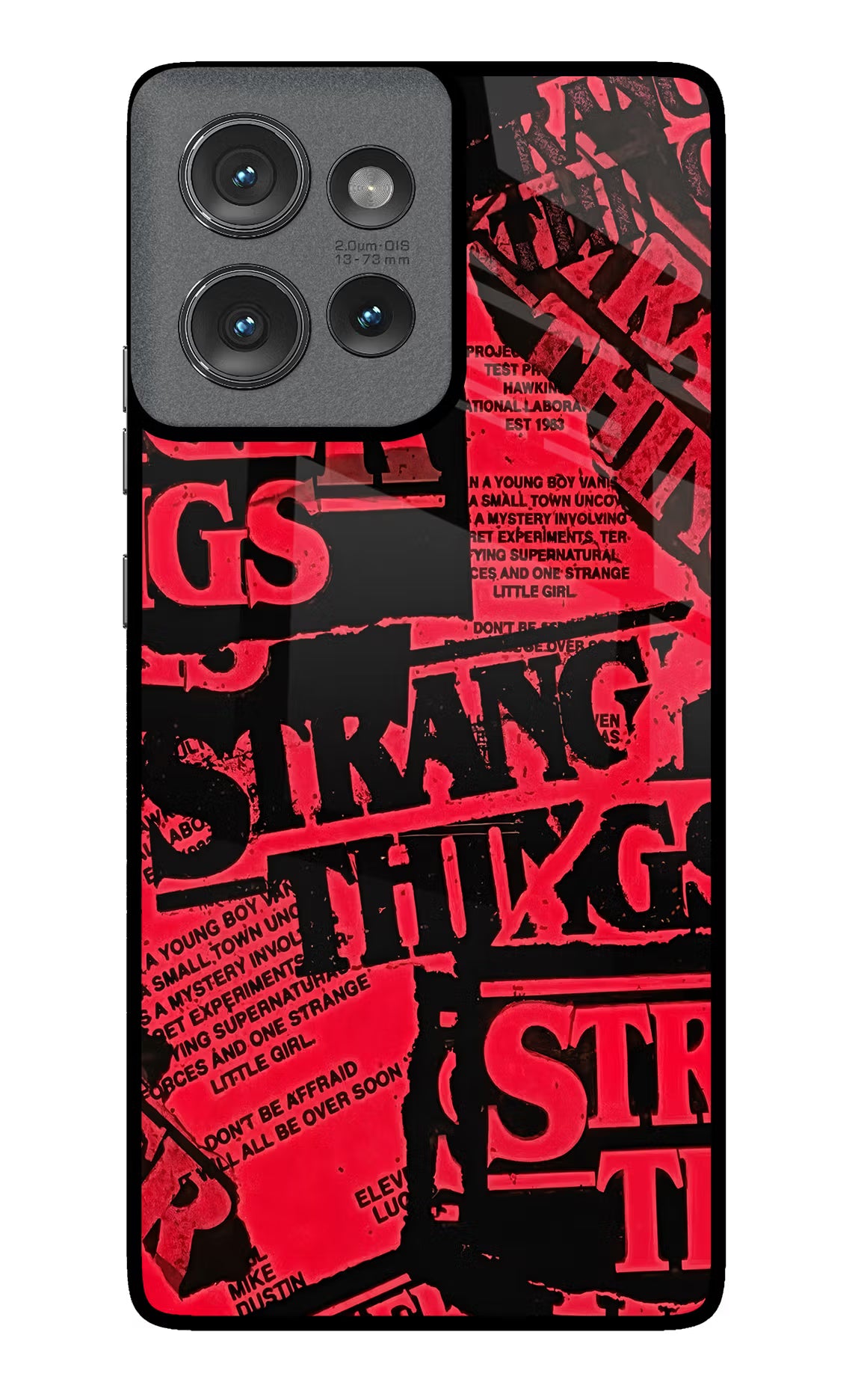 Ordinary Things Moto Edge 50 Glass Case Back Cover by Casekaro