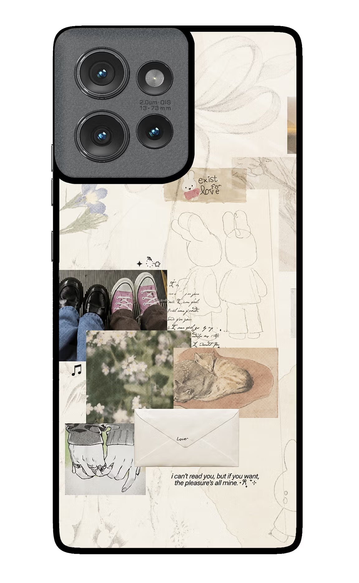 Soft Aesthetic Moto Edge 50 Glass Case