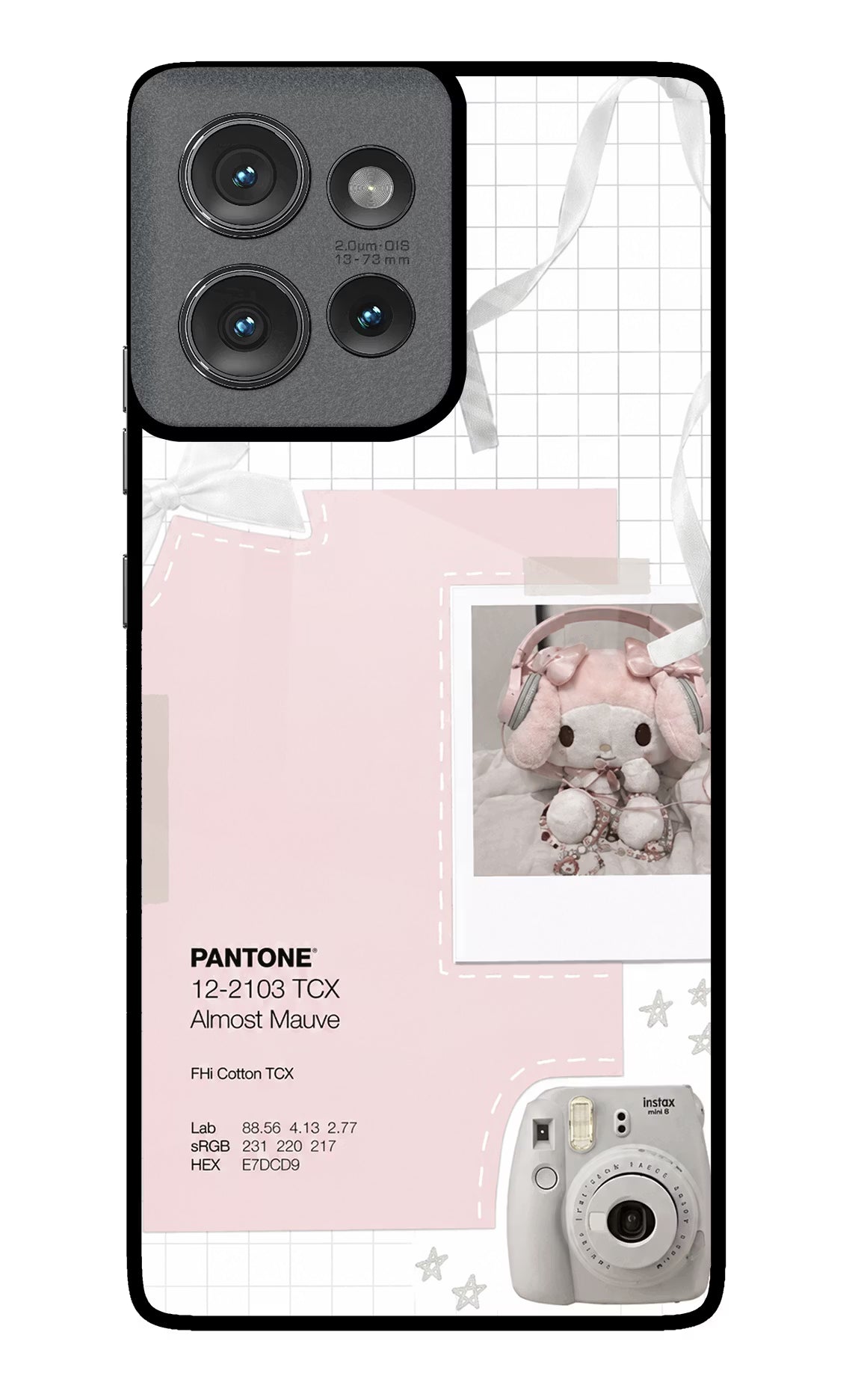 Pantone Asthetic Moto Edge 50 Glass Case