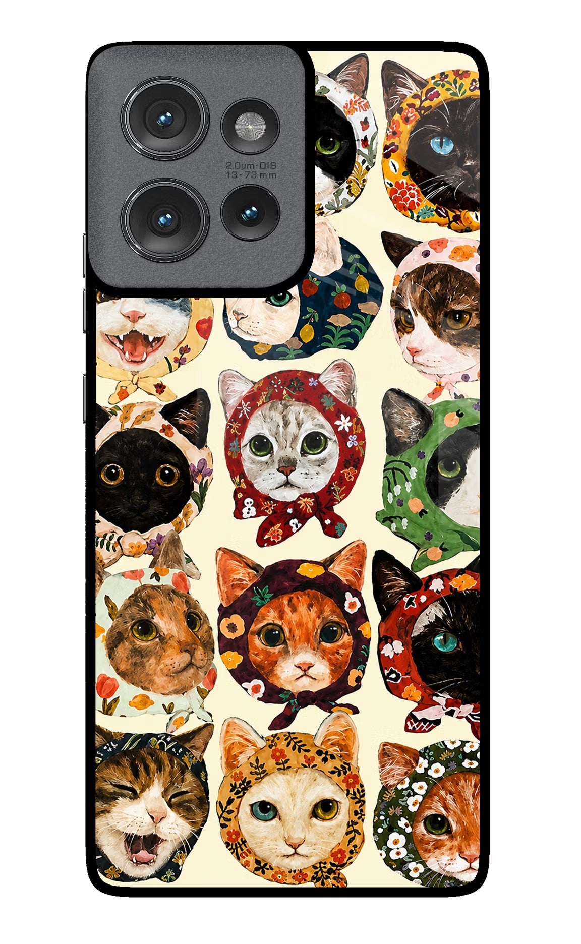 Cool Cat Moto Edge 50 Glass Case