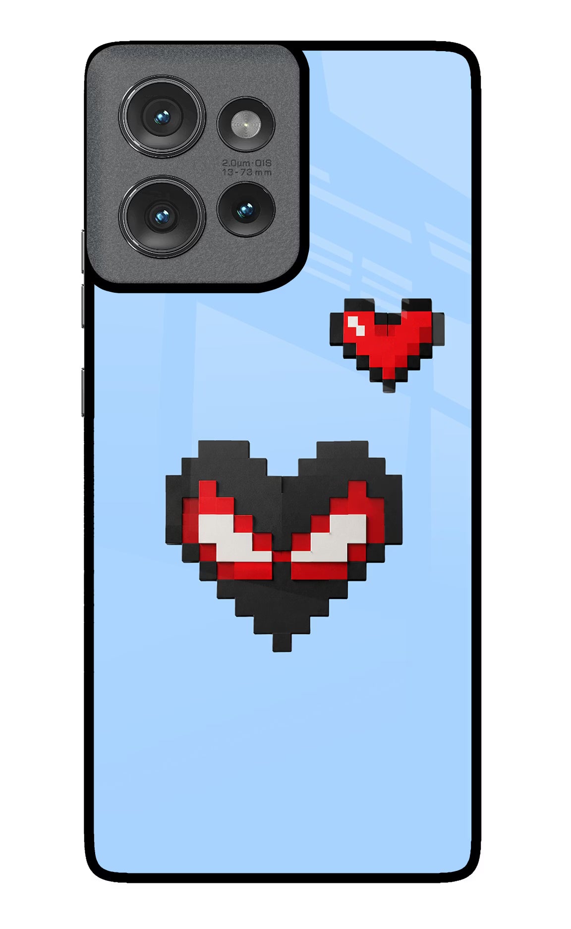Peter Heart Moto Edge 50 Glass Case