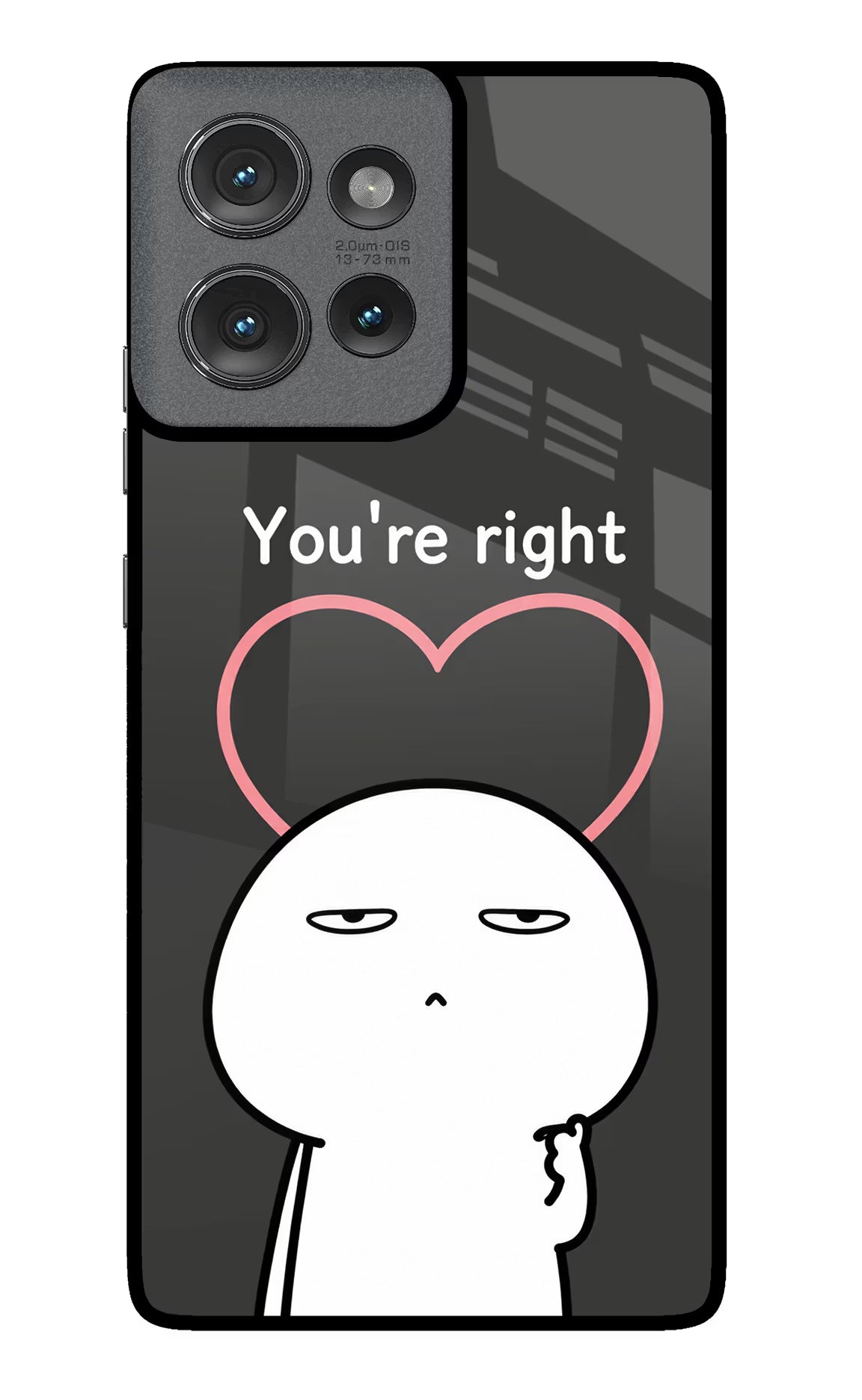 You're Right Moto Edge 50 Glass Case