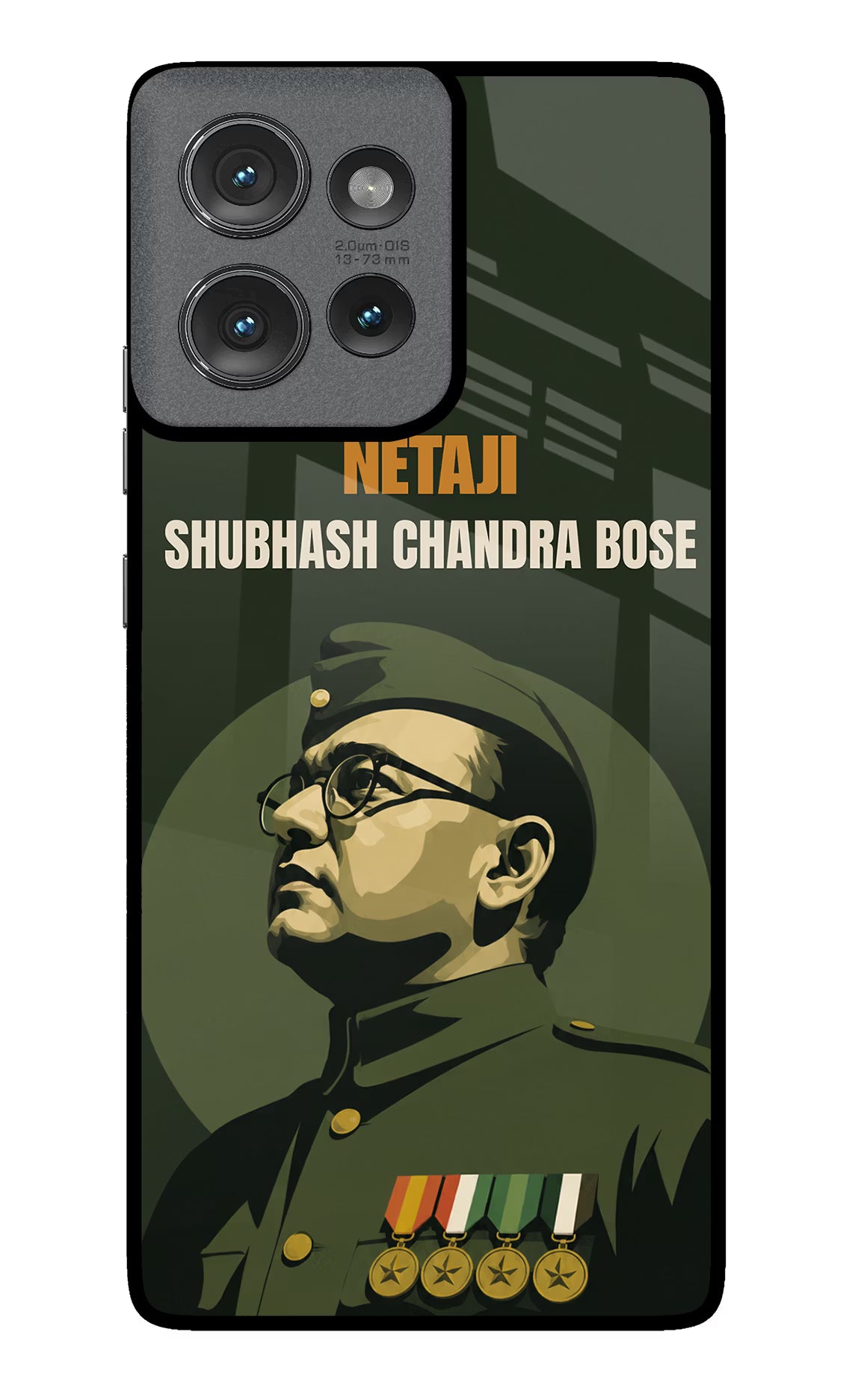 Netaji Legacy Moto Edge 50 Glass Case