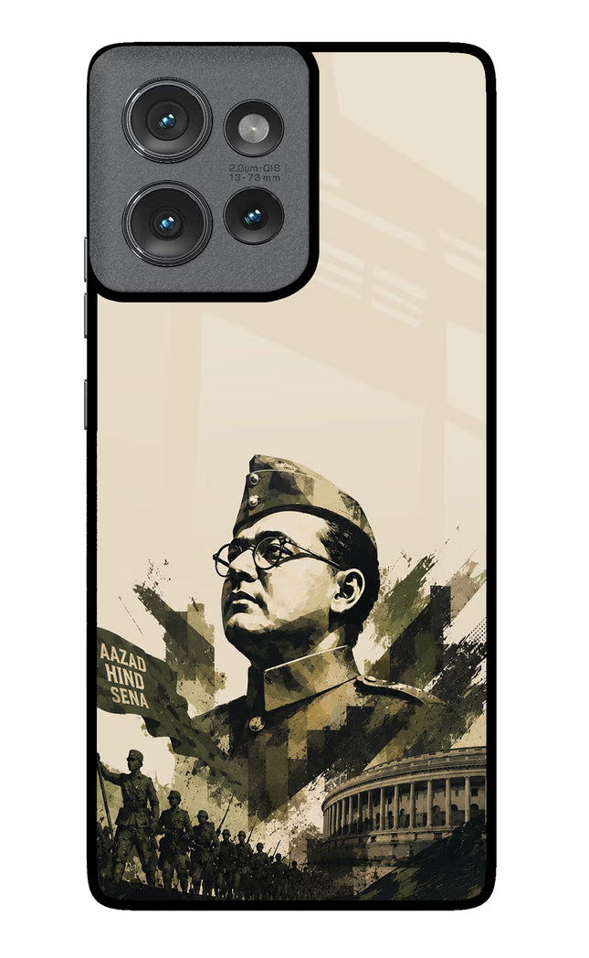 Netaji Rising Moto Edge 50 Glass Case
