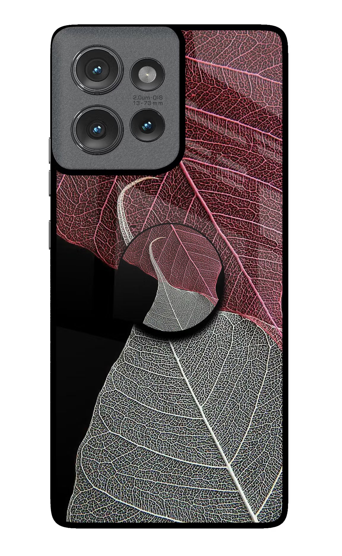 Leaf Pattern Moto Edge 50 Pop Case by Casekaro