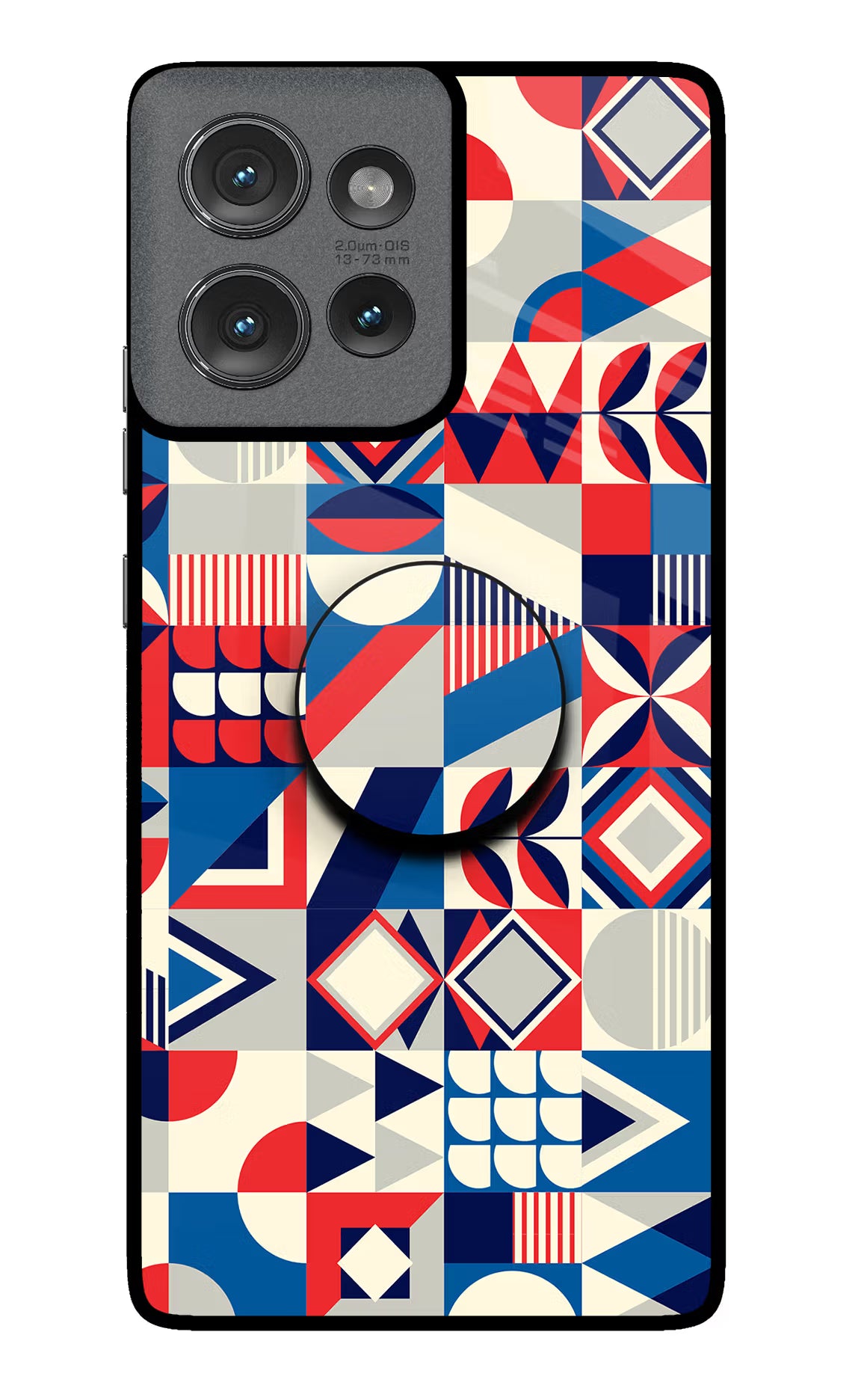 Colorful Pattern Moto Edge 50 Pop Case by Casekaro