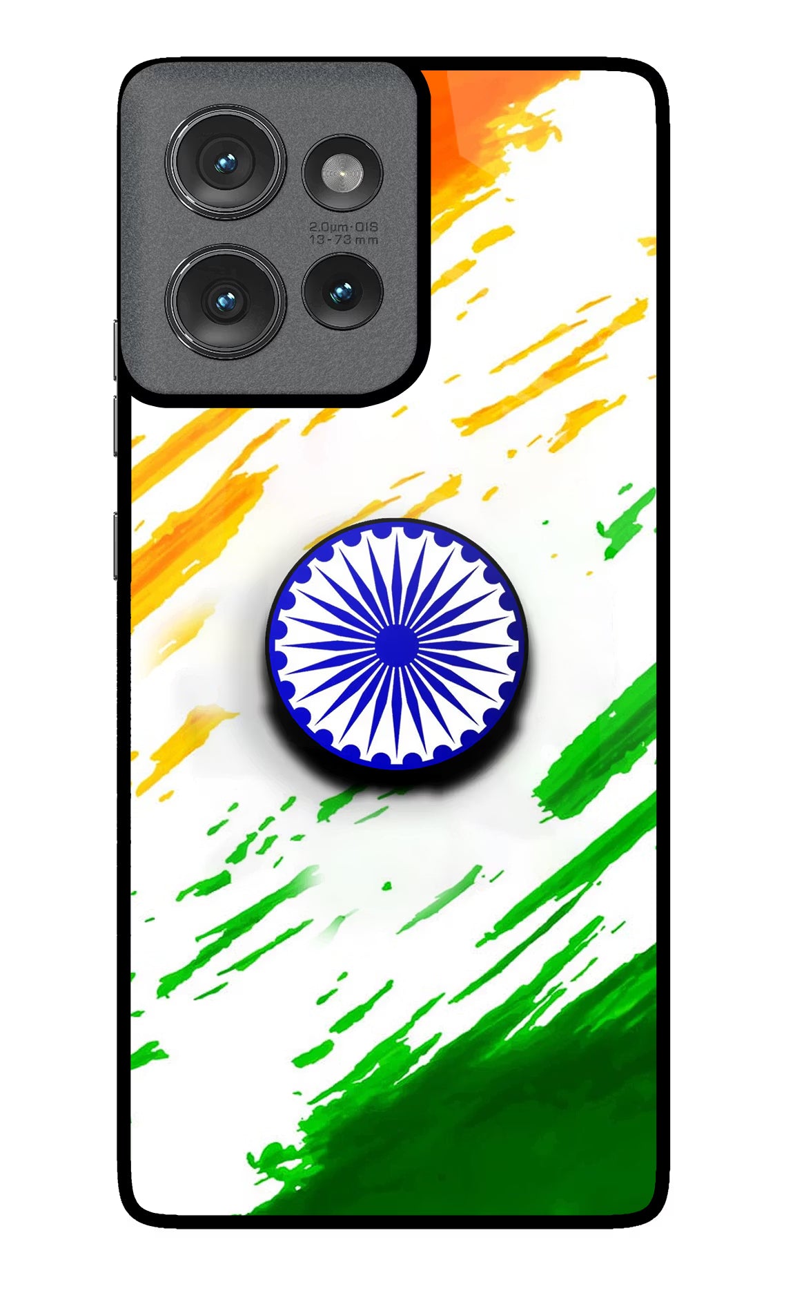 Indian Flag Ashoka Chakra Moto Edge 50 Pop Case by Casekaro