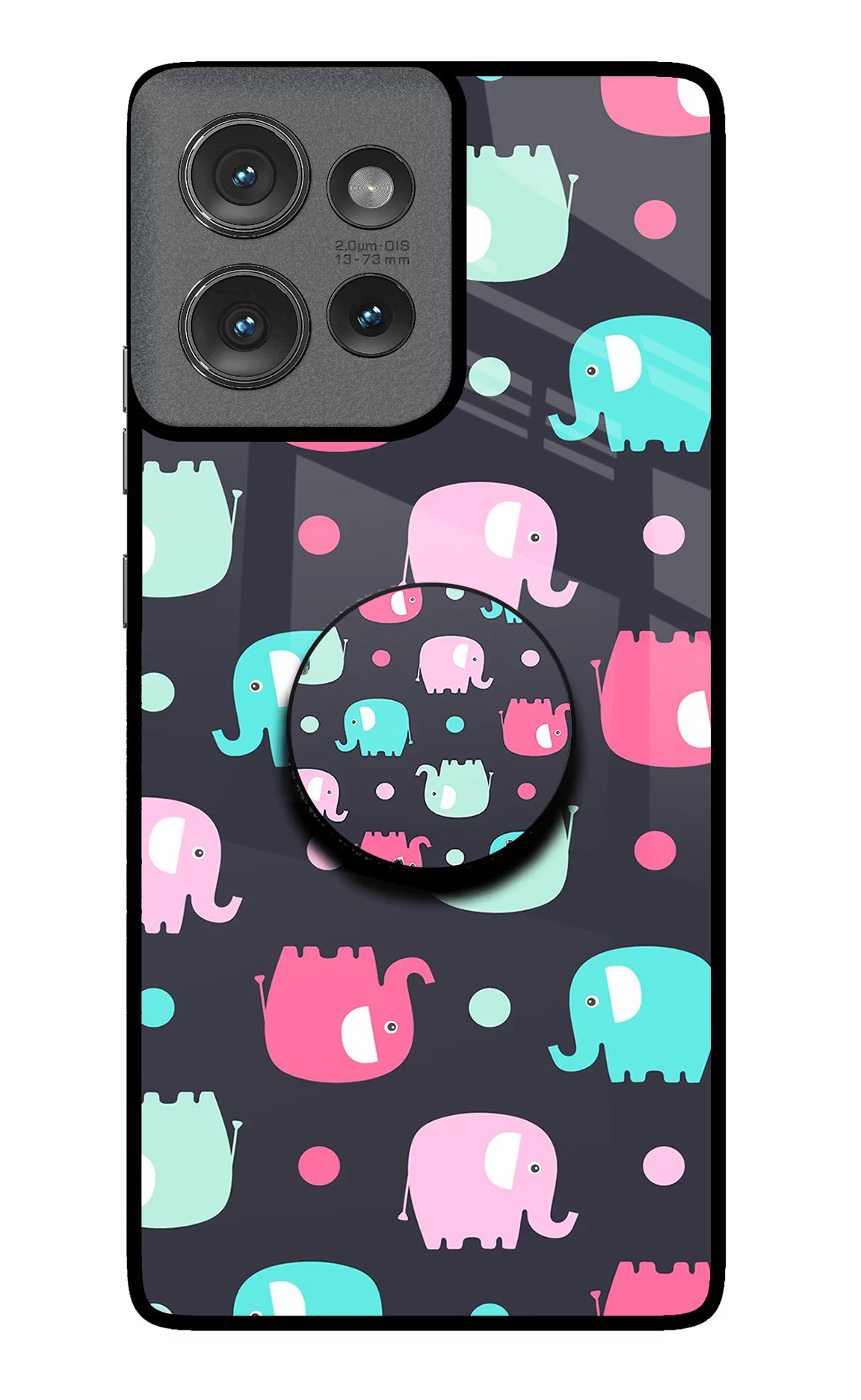 Baby Elephants Moto Edge 50 Pop Case by Casekaro