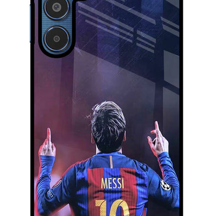 Messi Samsung M35 5G Glass Case