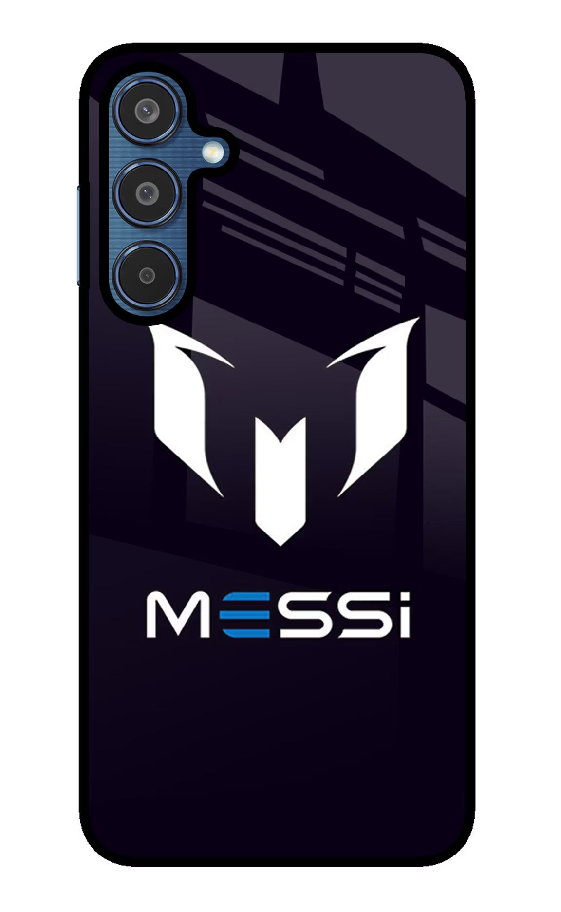 Messi Logo Samsung M35 5G Glass Case Back Cover by Casekaro