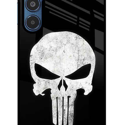 Punisher Skull Samsung M35 5G Glass Case