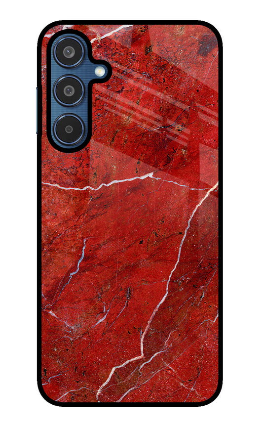 Red Marble Design Samsung M35 5G Glass Case