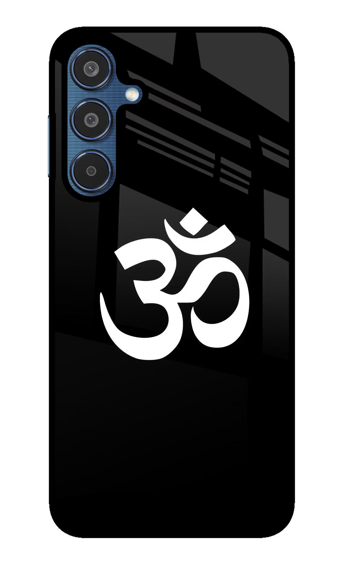 Om Samsung M35 5G Glass Case Back Cover by Casekaro