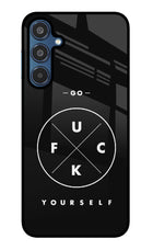 Go Fuck Yourself Samsung M35 5G Glass Case