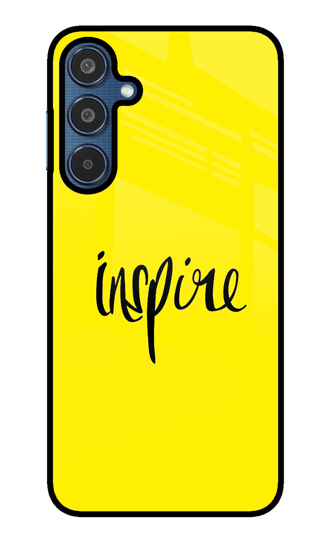 Inspire Samsung M35 5G Glass Case Back Cover by Casekaro