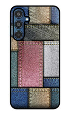 Multicolor Jeans Samsung M35 5G Glass Case