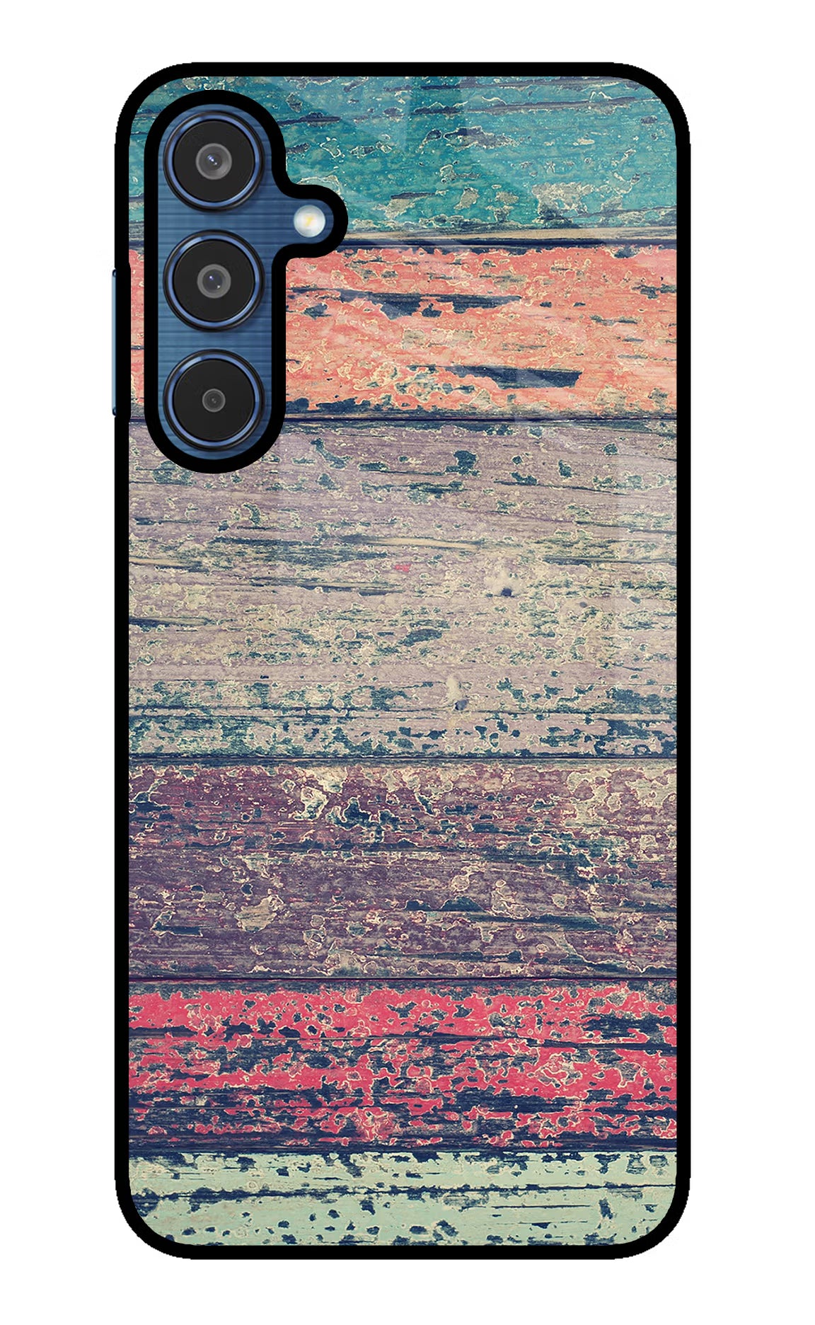 Colourful Wall Samsung M35 5G Glass Case Back Cover by Casekaro