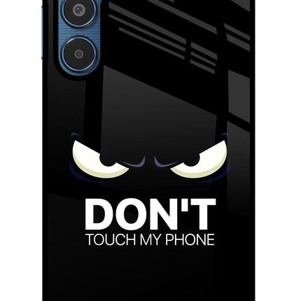 Don'T Touch My Phone Samsung M35 5G Glass Case