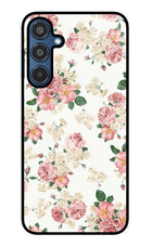 Flowers Samsung M35 5G Glass Case