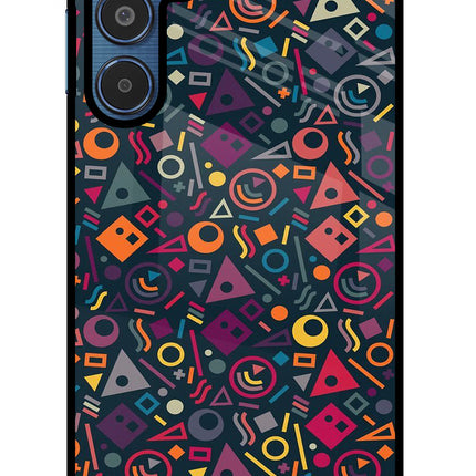 Geometric Abstract Samsung M35 5G Glass Case
