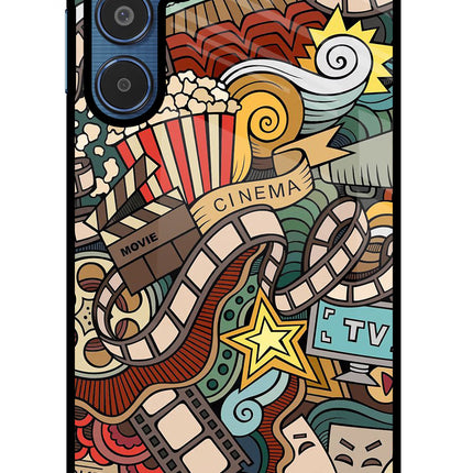 Cinema Abstract Samsung M35 5G Glass Case